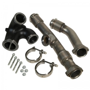 6.0L Powerstroke  UpPipes Kit w/EGR Connector - Ford 2004.5-2007