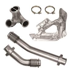 6.0L PowerStroke UpPipes Kit c/w Heat Shield Ford  2003-2004