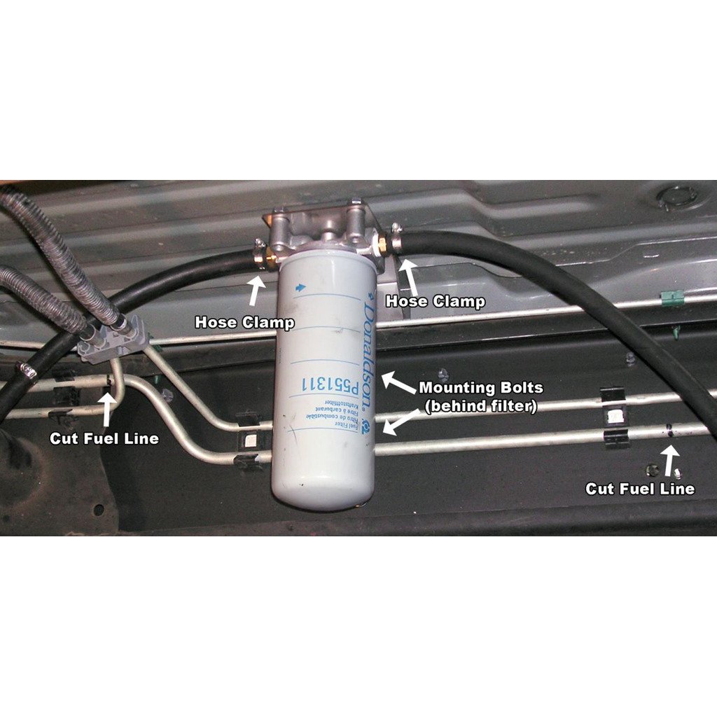Duramax Remote Fuel Filter Kit Chevy 2001-2012