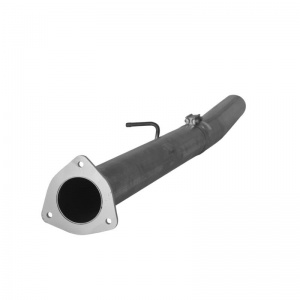 Exhaust Race DPF Pipe Aluminized Dodge 6.7L 4-inch  No-Bungs 2013-2018 Pick-Up