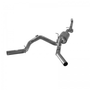 Exhaust Race Kit Stainless Chevy 2001-2007 6.6L  Single Wheel 4-inch Dual