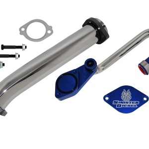 Sinister Diesel SD-EGRD-6.0 EGR & Cooler Delete  Kit w/ Up-Pipe